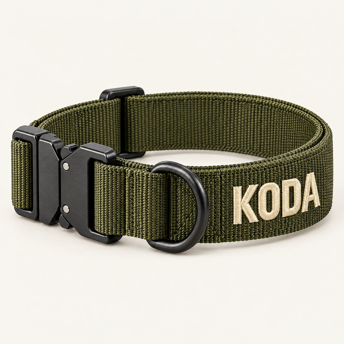 Ranger 2-Inch Personalized Tactical Dog Collar