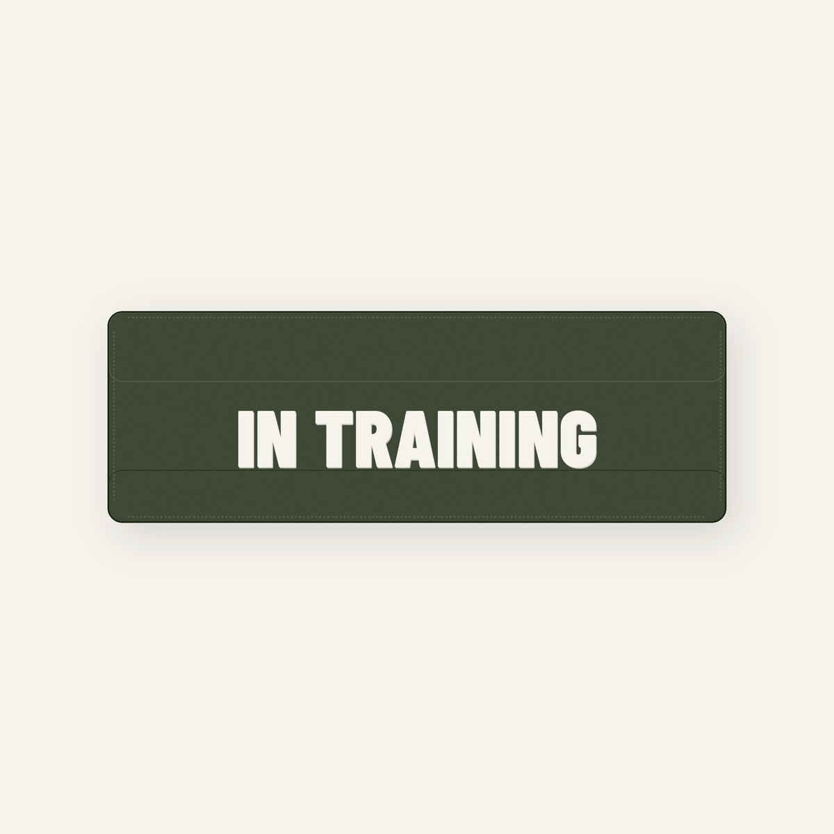 Signal Patch: In Training — 4.5" x 1.5"
