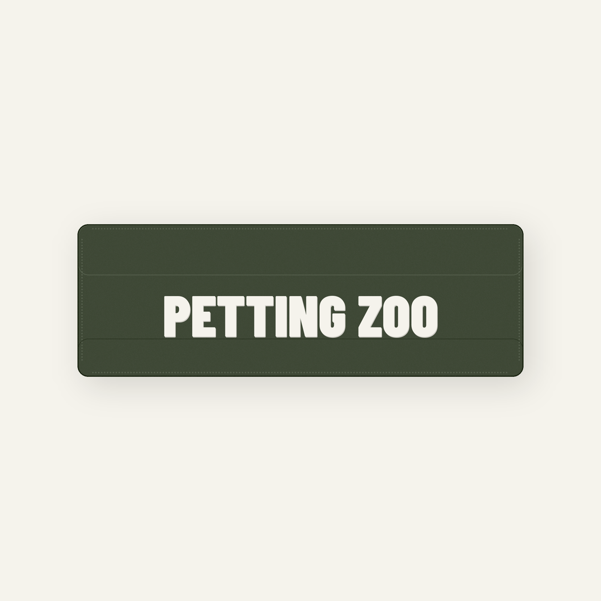 Signal Patch: Petting Zoo — 4.5" x 1.5"