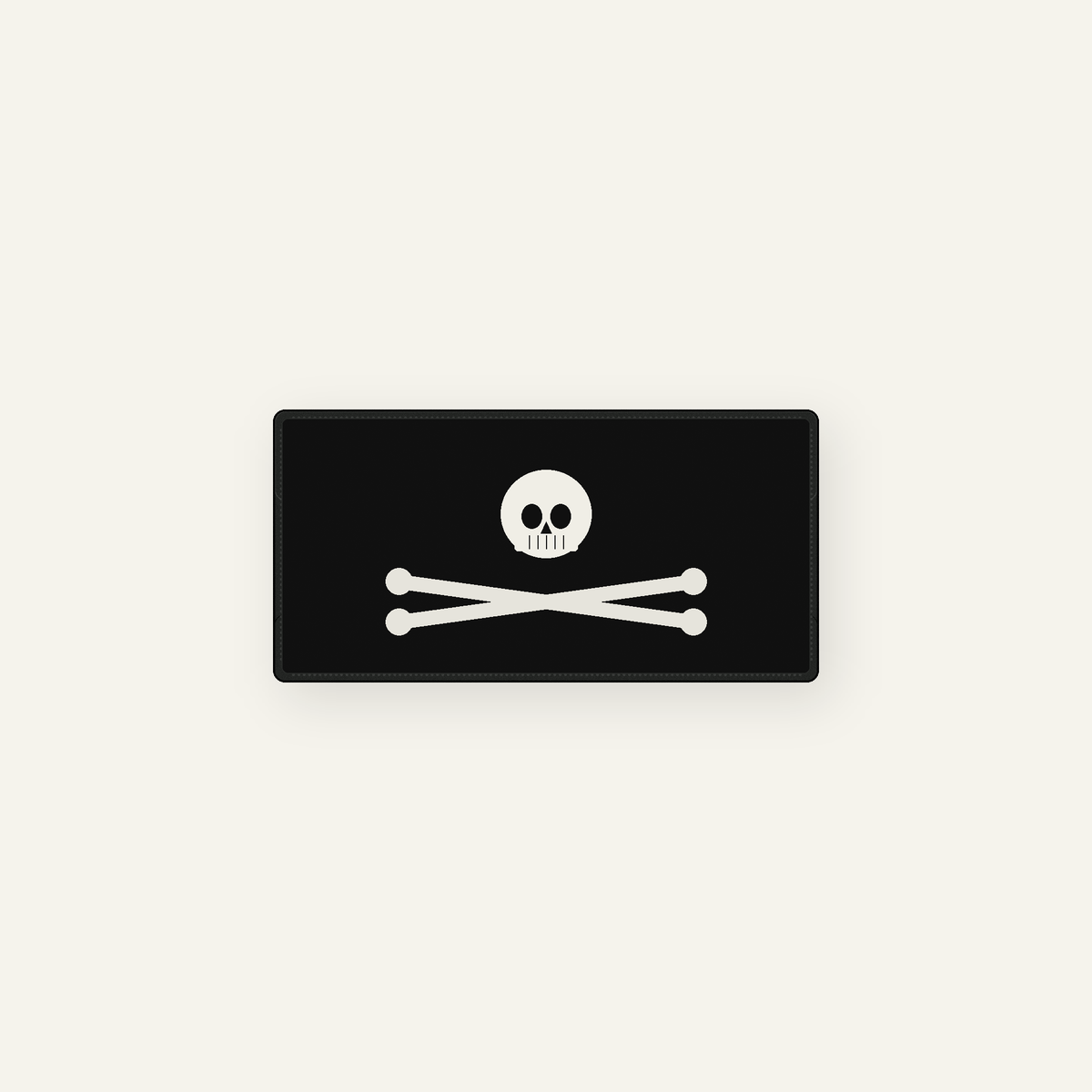 Signal Patch: Pirate Flag — 2" x 1"